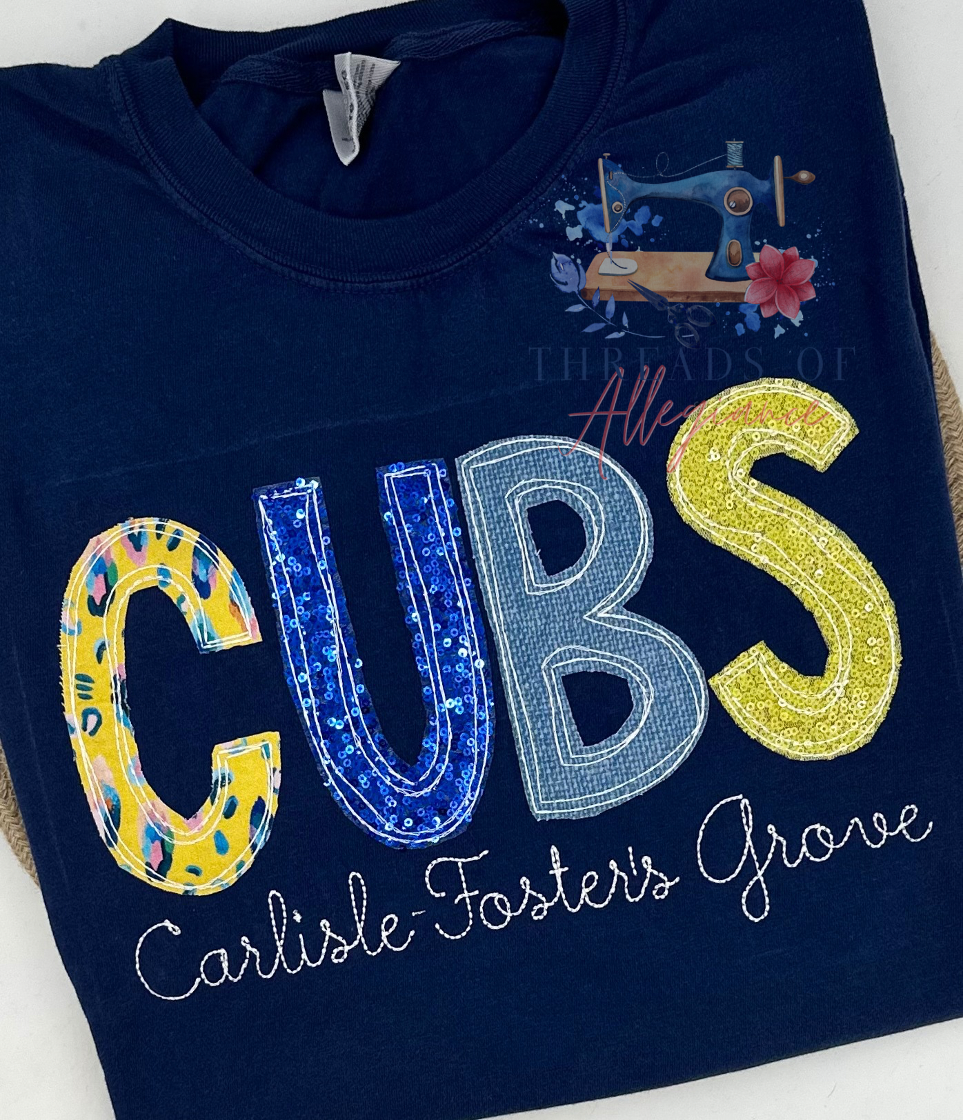 Navy CUBS spirit shirt