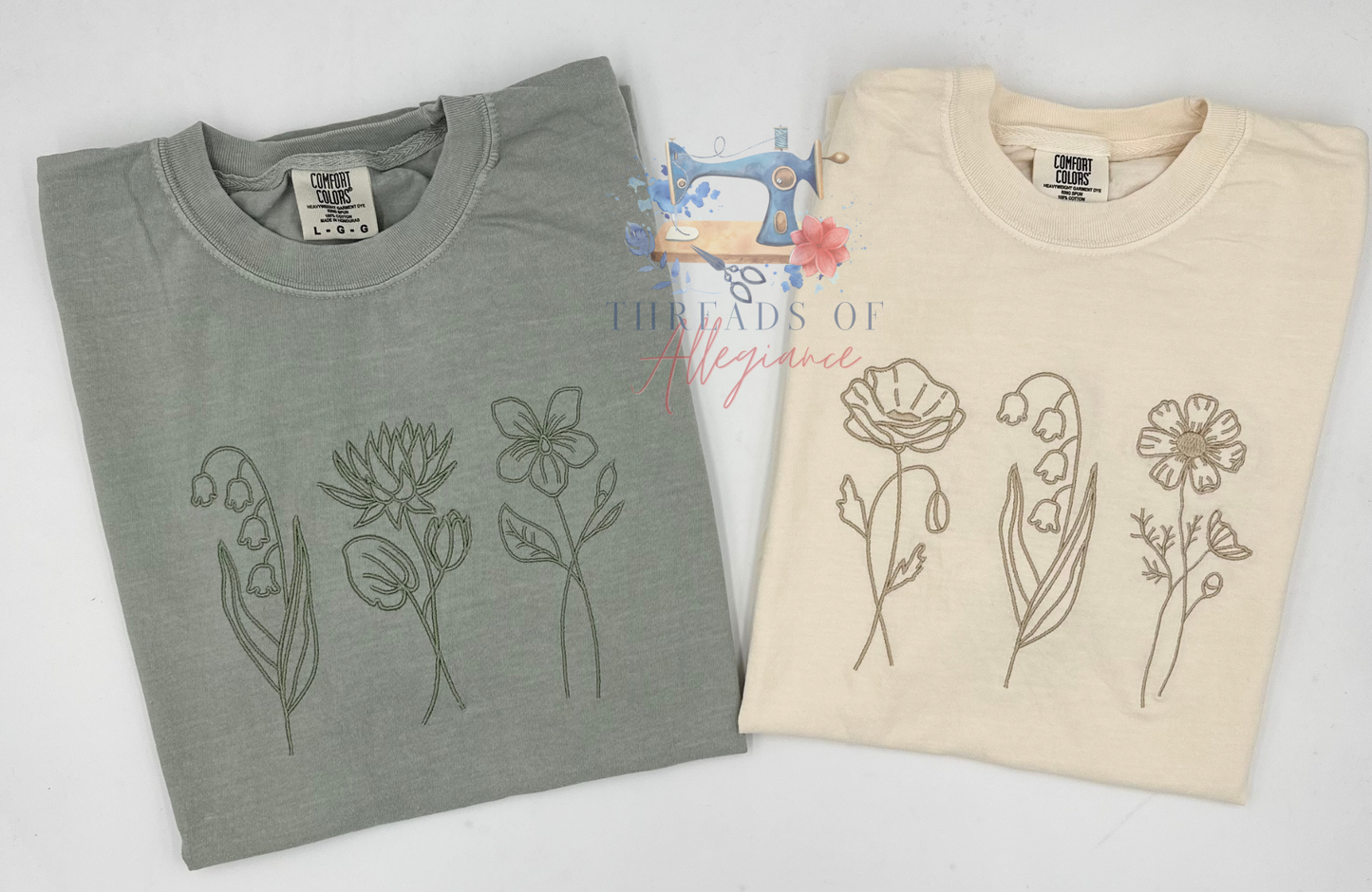 Birth flower tee