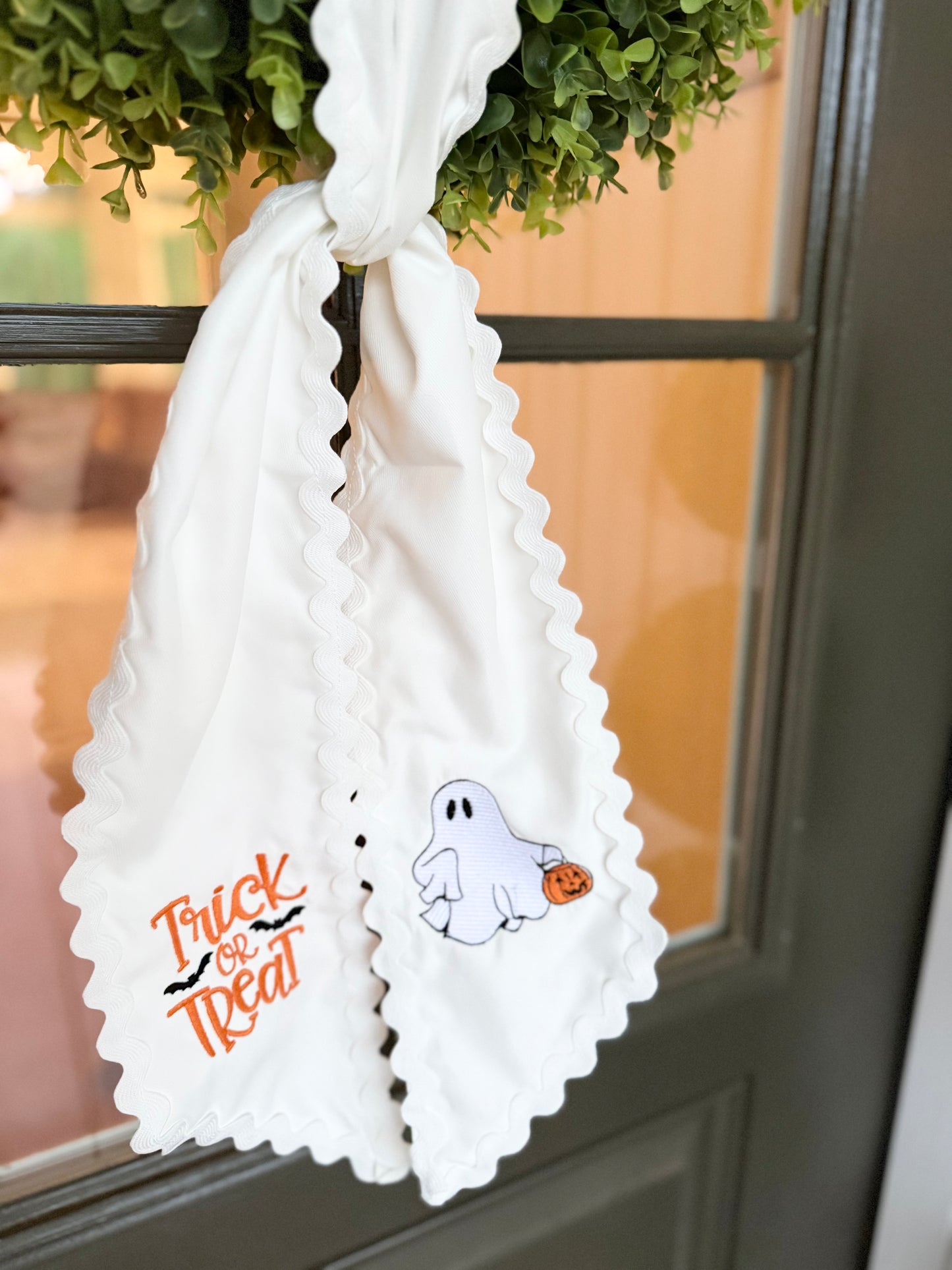 Trick or Treat Wreath Sash