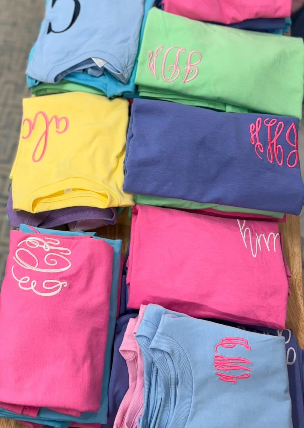 Mystery Monogram Tees