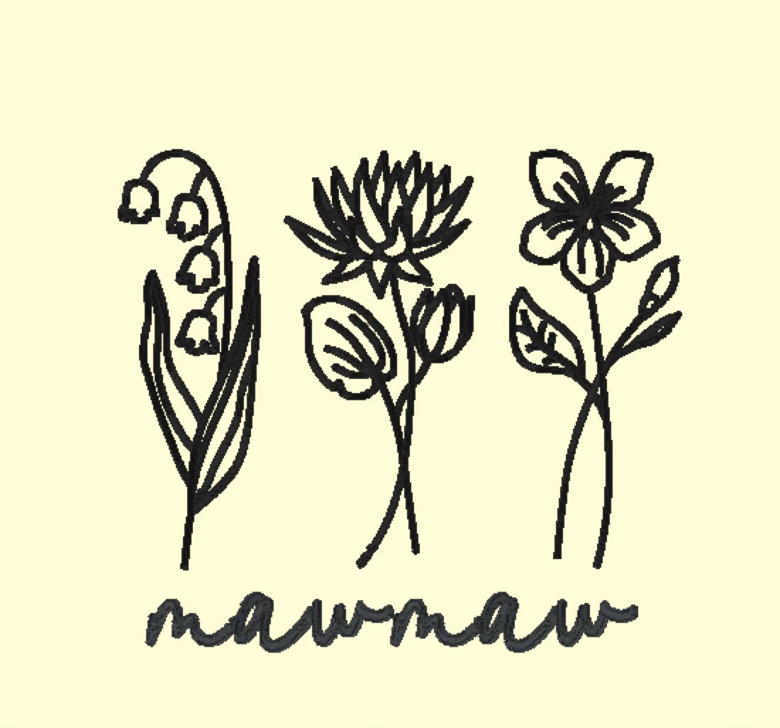 Birth flower tee