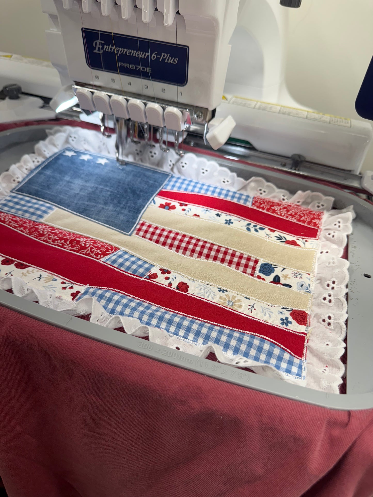 Patchwork Old Glory tee