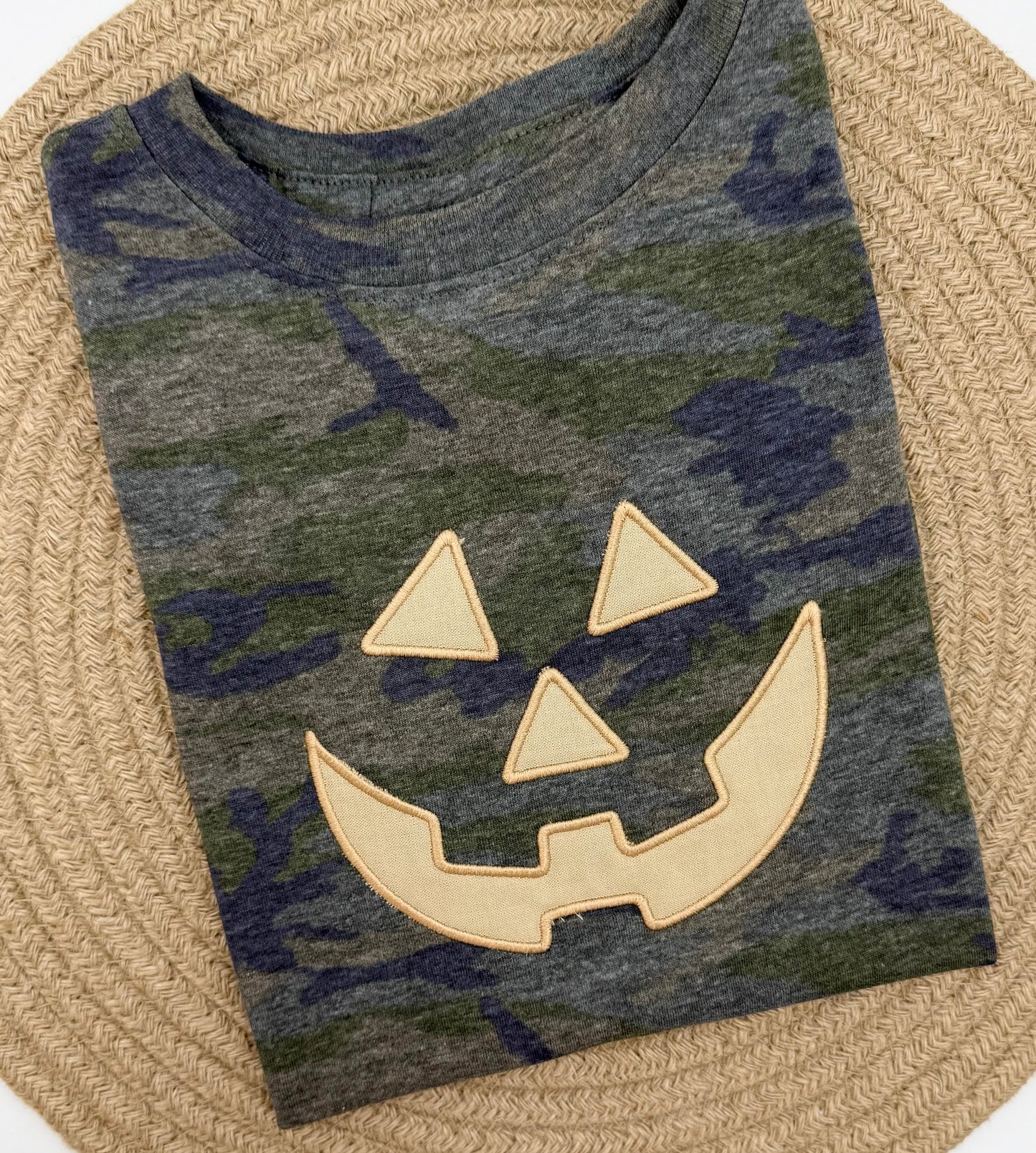 Camo Jackolantern tee
