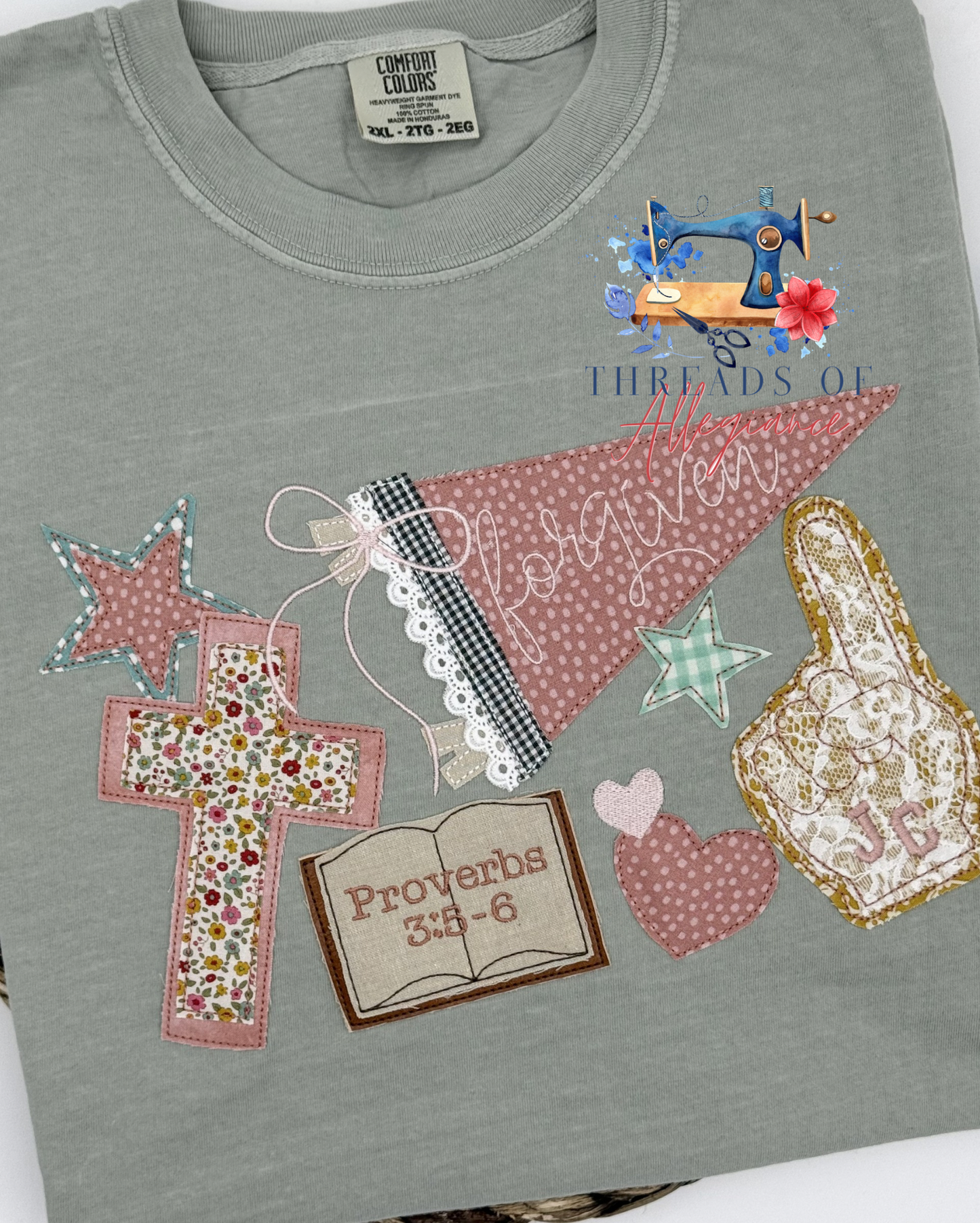 Jesus collage tee