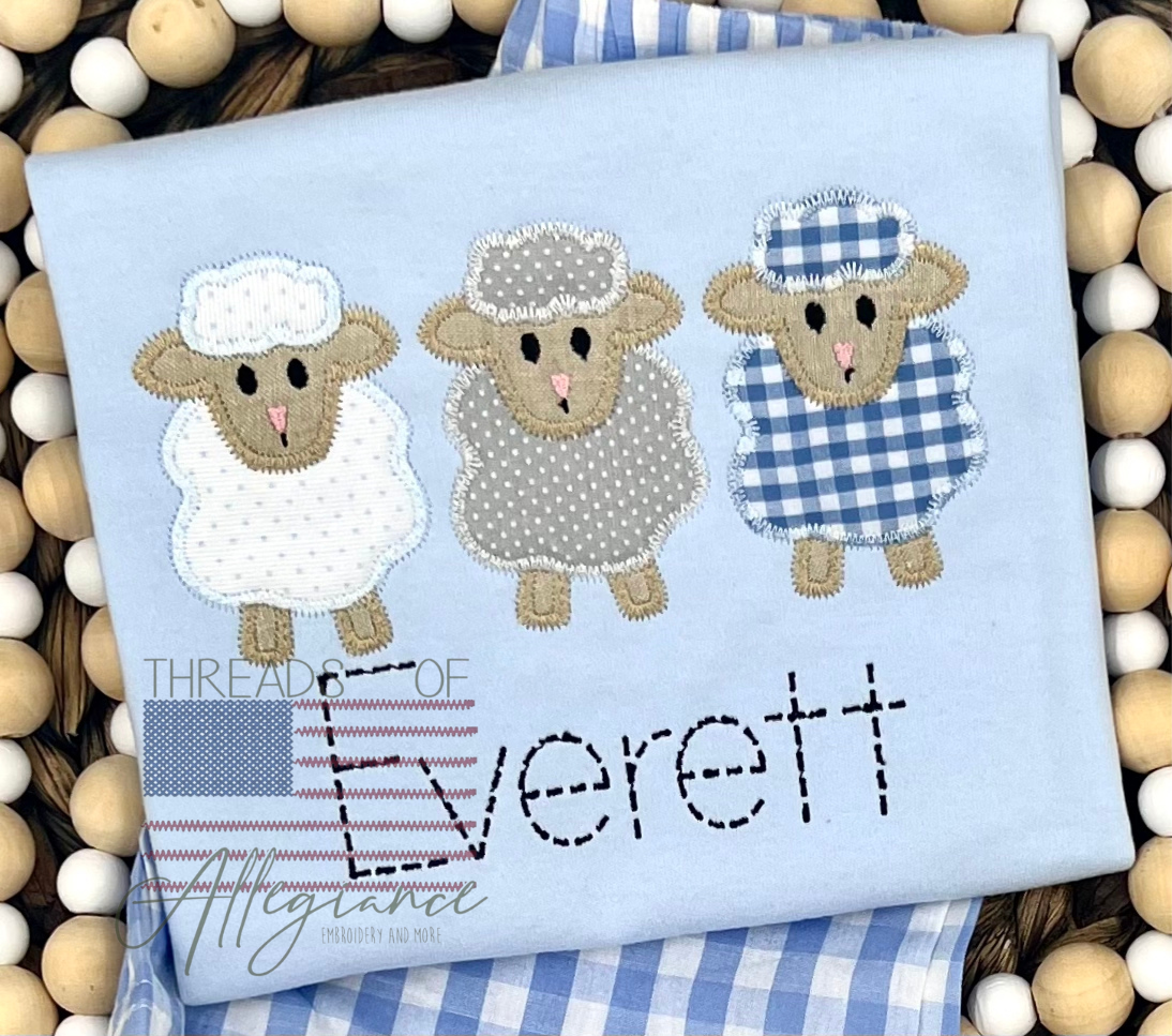 Boys lamb trio