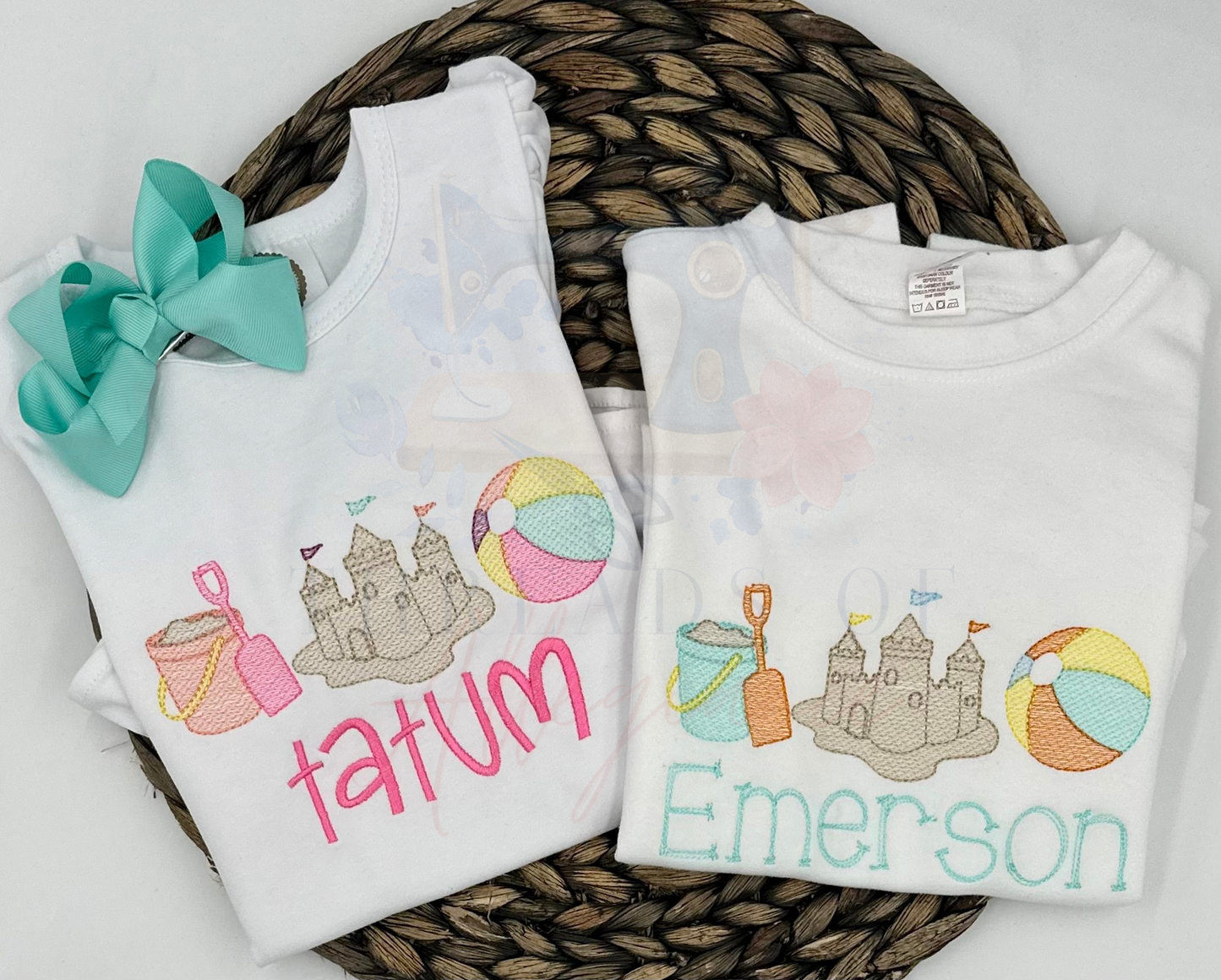 Personalized beach trio