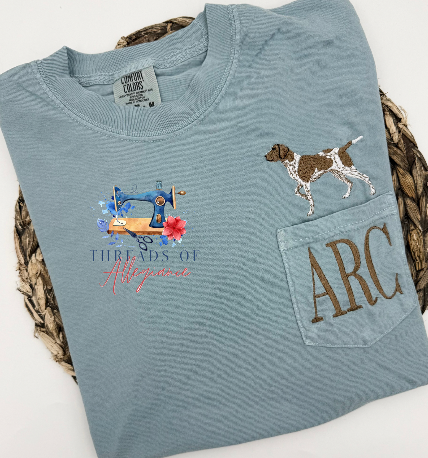GSP Monogram pocket tee