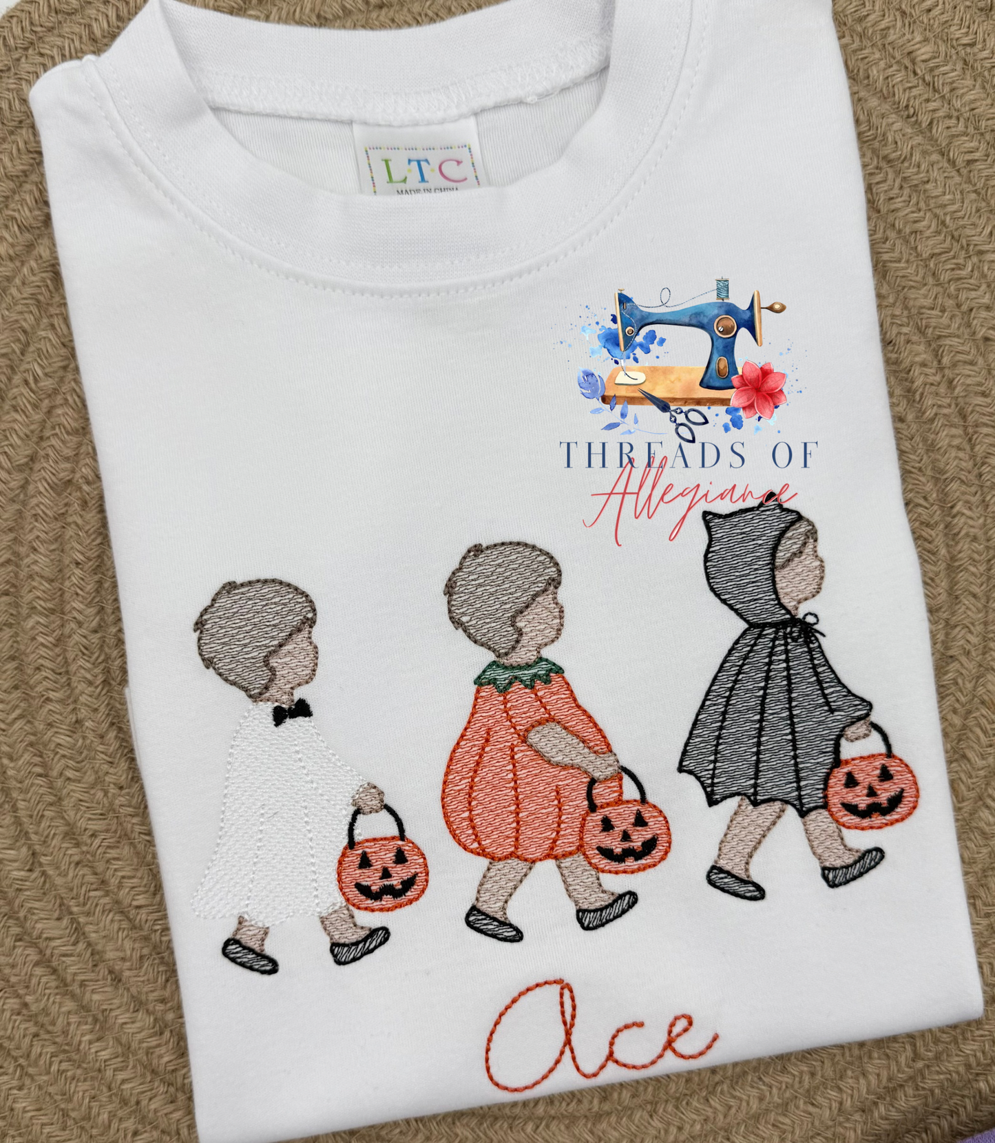 Vintage Boys Halloween Trio