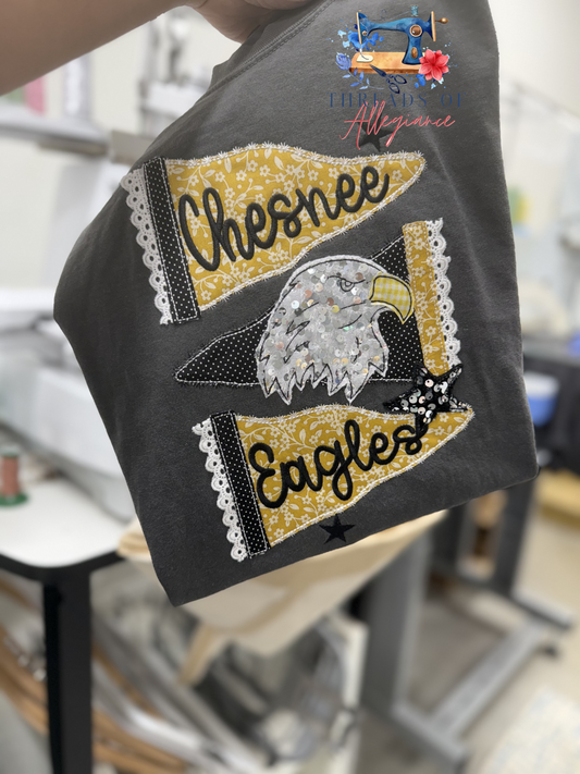 Chesnee Eagle Trio Pennant