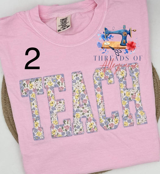 Custom Comfort Colors Appliqué Tee