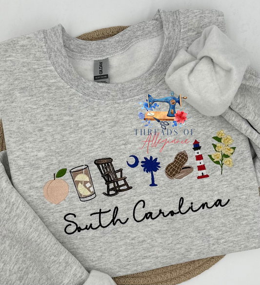 South Carolina Icons crewneck/ tee