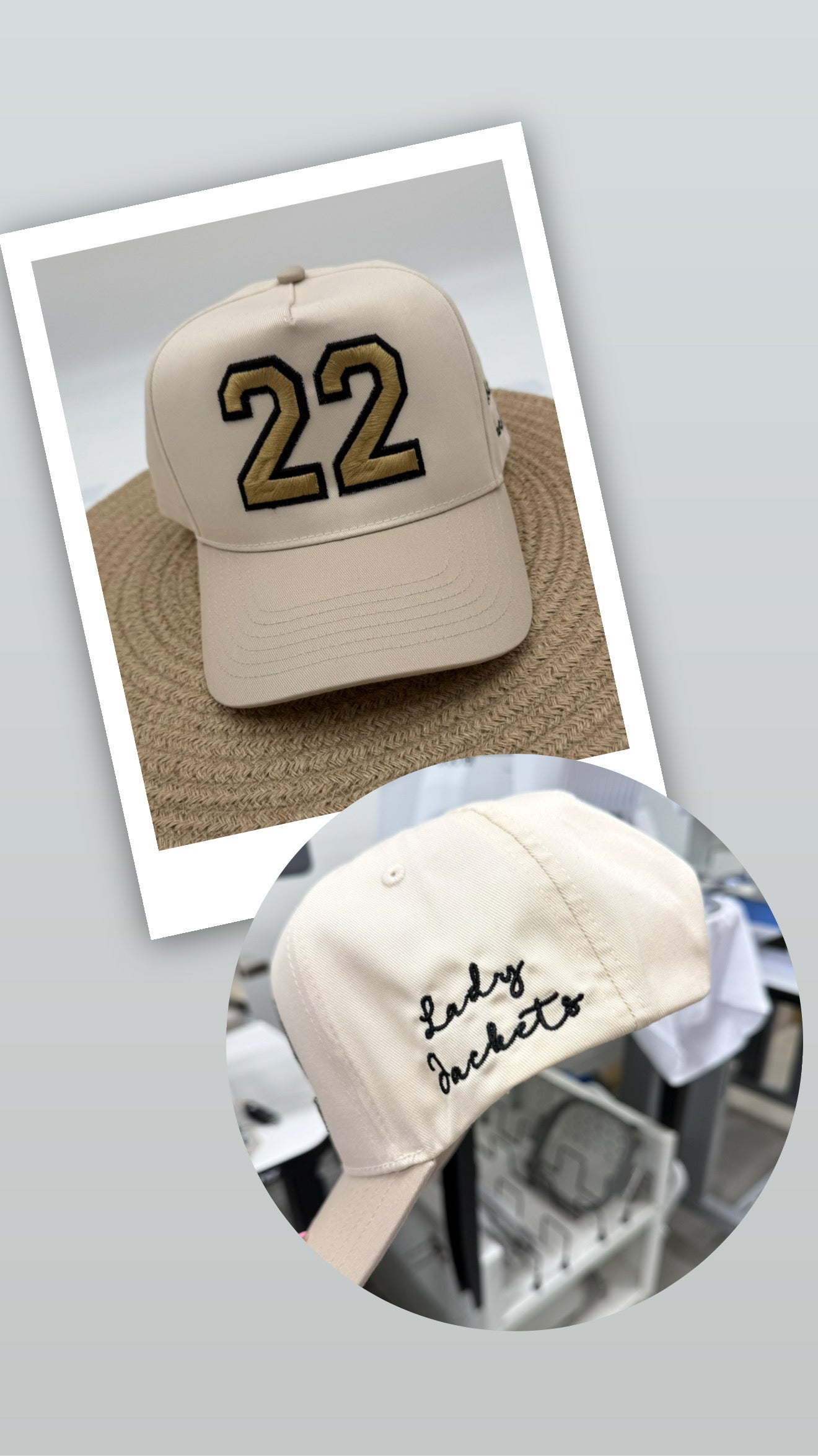 Customized 3D PUFF number hats