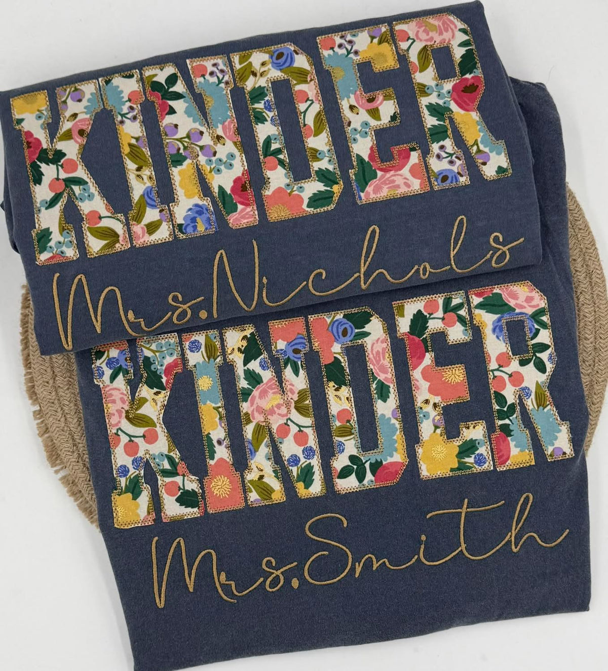 MYSTERY MAMA/ NANA/ MIMI Etc Applique' shirts WITH NAMES