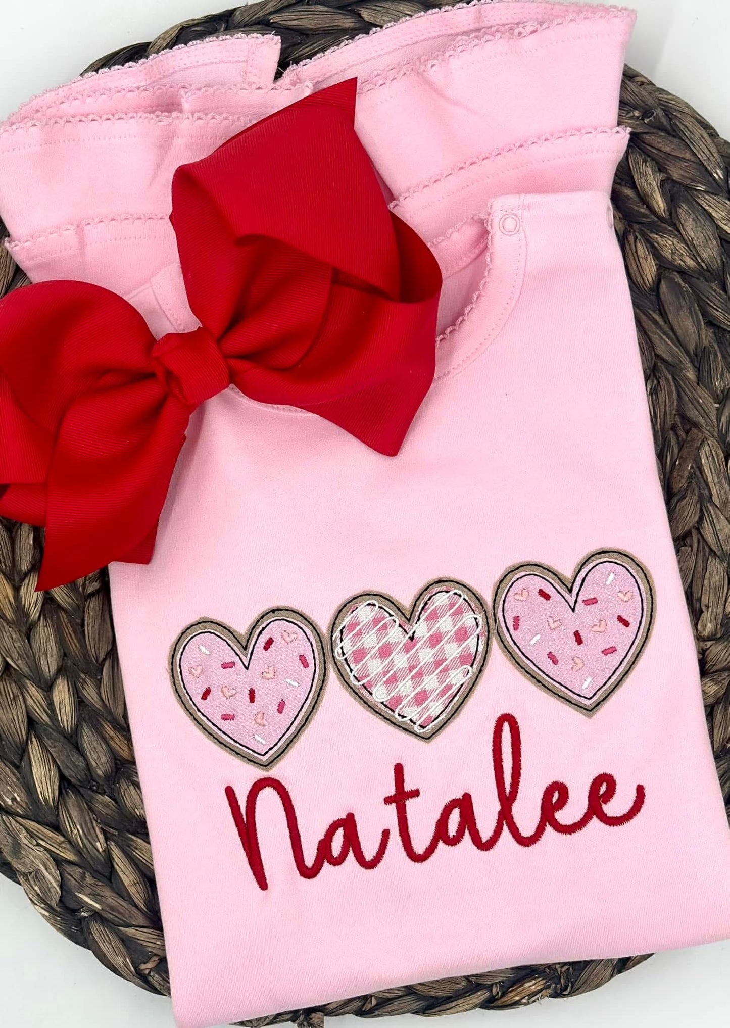 Valentine cookie trio