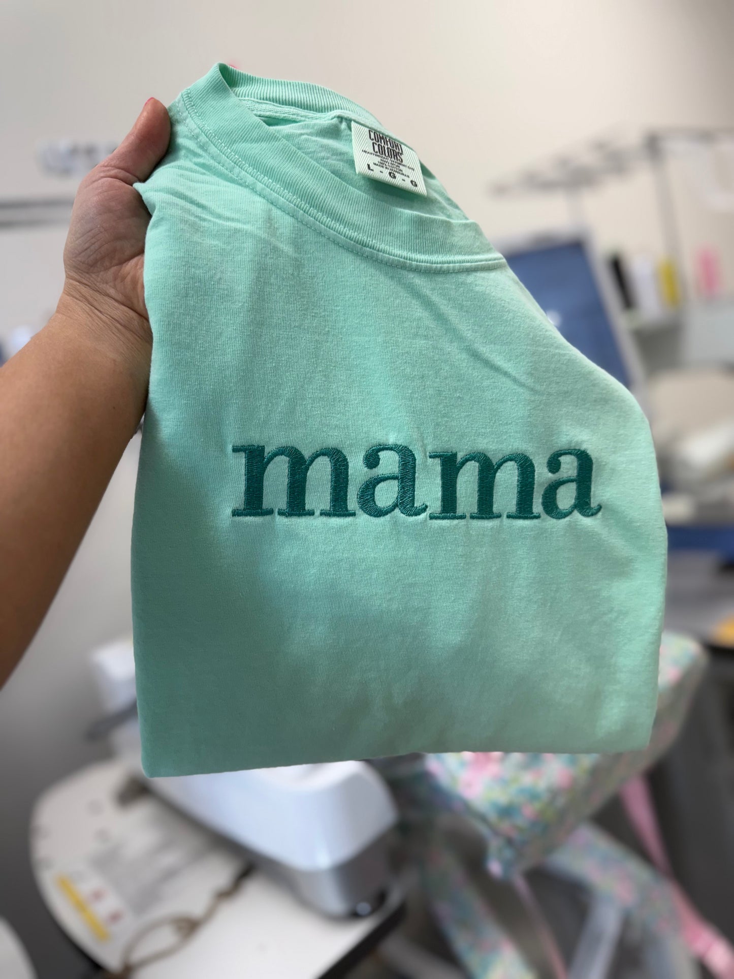 Simple name comfort colors tee