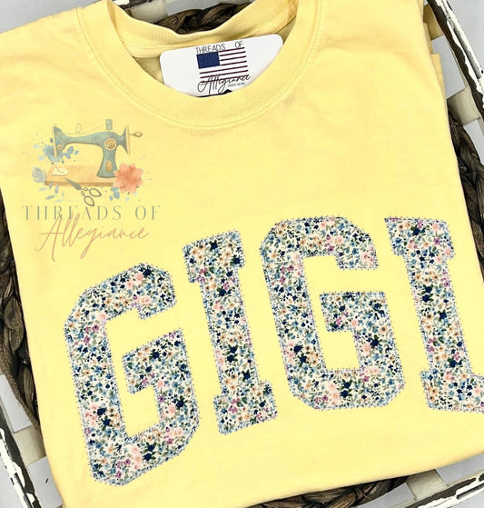 Custom Comfort Colors Appliqué Tee