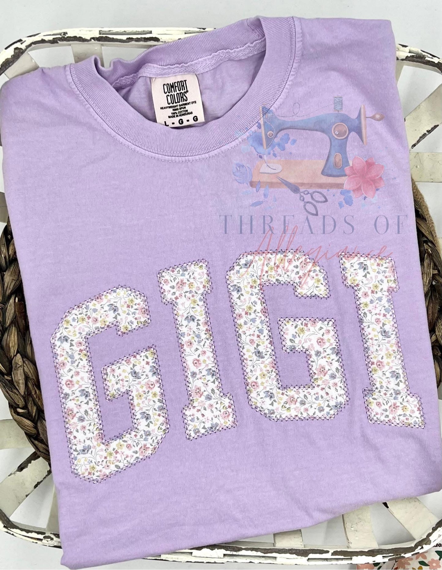 Custom Comfort Colors Appliqué Tee