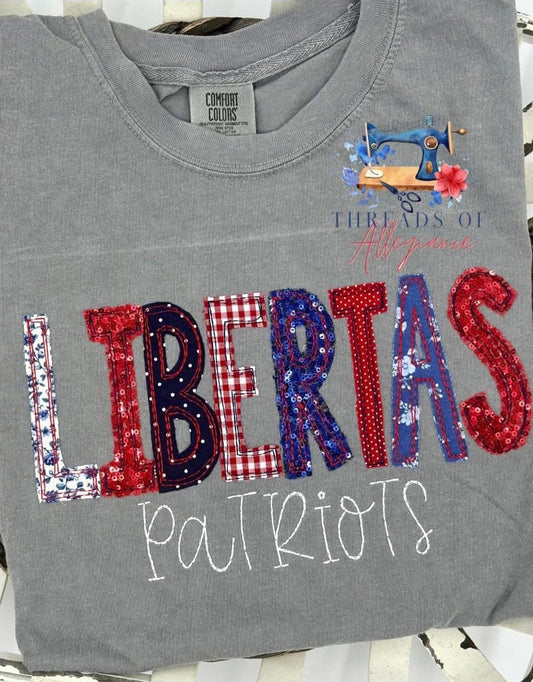 Grey garment with LIBERTAS fabric mix