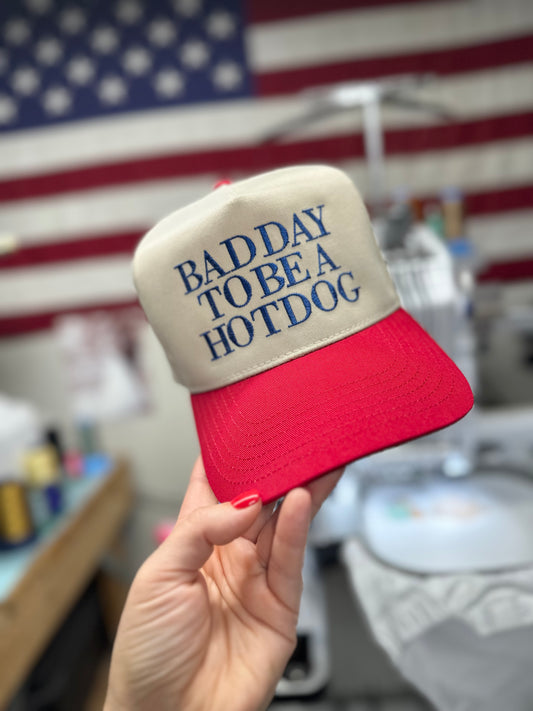Bad day to be a hotdog hat