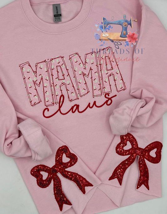 Mama Claus w/ side split bows
