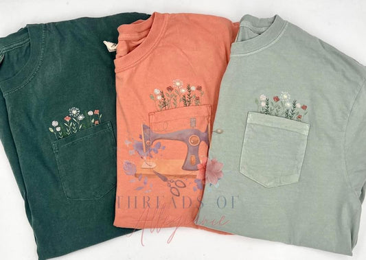 Wildflower pocket tee