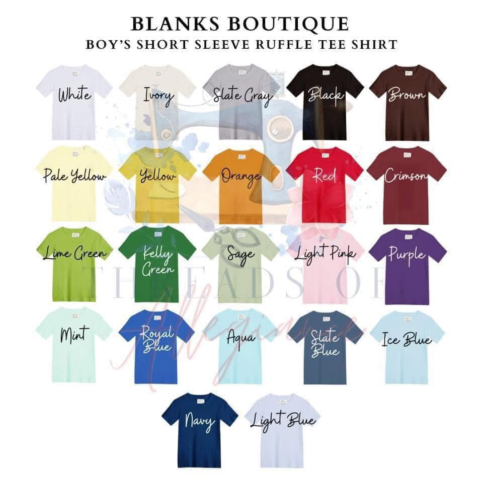 Boys unisex mini embroidery shirt