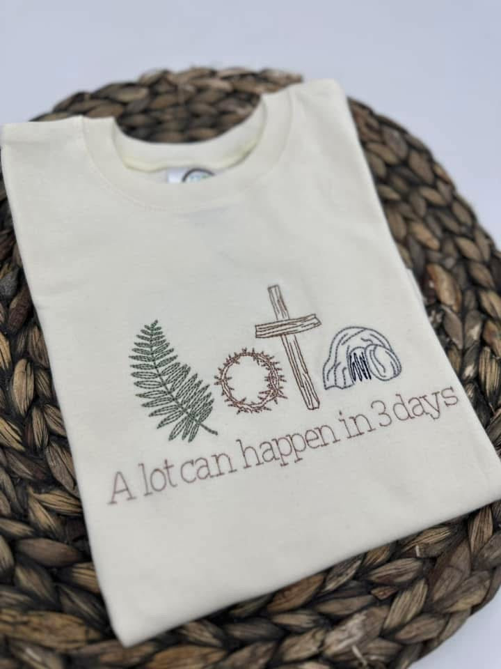 A lot can happen in 3 days