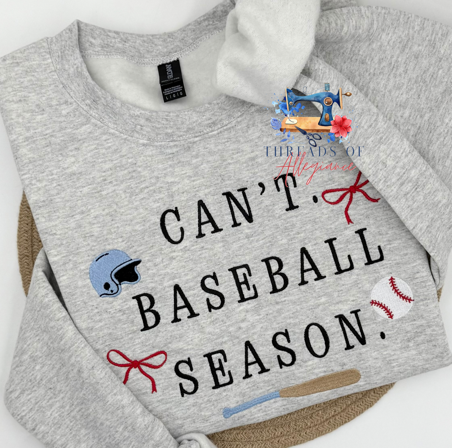 Baseball season crewneck