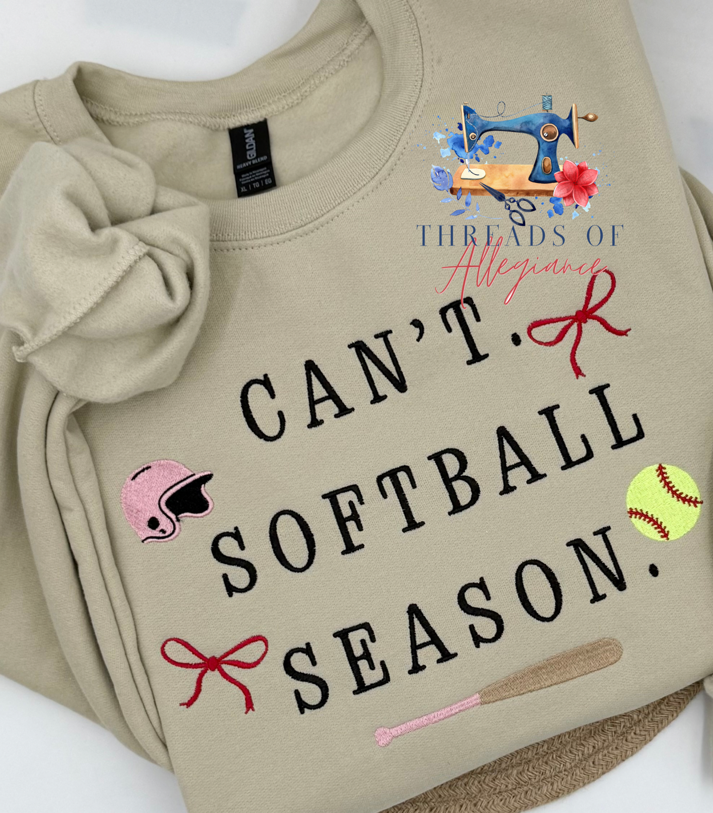 Softball season crewneck