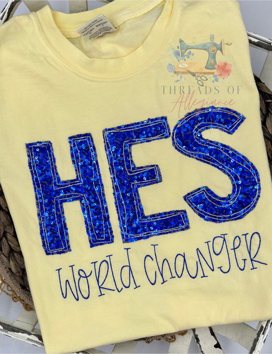 Hendrix Elementary short sleeve tee with sequins