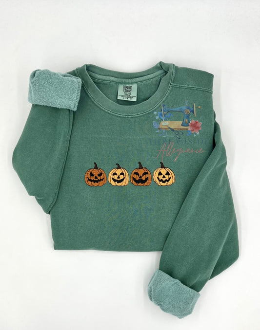 Jackolantern comfort colors sweatshirt